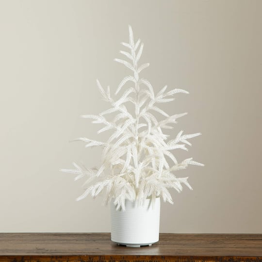 2ft. Artificial Real Touch White Norfolk Island Pine Christmas Tree with Natural Look